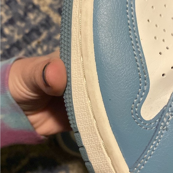 Jordan Blue and White Sneakers - Picture 8 of 8